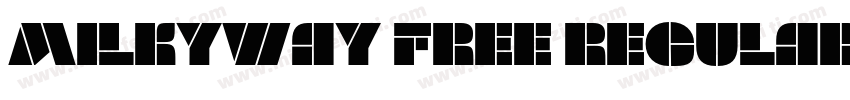 Milkyway Free Regular字体转换